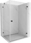 Mexen Lunar-B cabină de duș cu balamale dreapta 100 x 90 cm, transparent, neagră - 832-100-090-70-00-P (832-100-090-70-00-P)