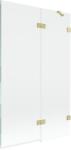 Mexen Lunar paravan de baie cu 2 uși, dreapta 110 x 150 cm, transparent, auriu periat - 897-110-100-55-00-P (897-110-100-55-00-P)