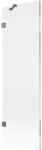 Mexen Lunar panou de baie cu un singur canat 60 x 150 cm, transparent, metal armat - 897-060-000-95-00 (897-060-000-95-00)