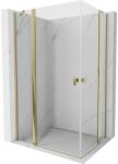 Mexen Mist Duo cabină de duș cu uși batante 95 x 75 cm, transparentă, aurie - 8A4-095-075-50-00 (8A4-095-075-50-00)