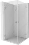 Mexen Lunar-B Duo cabină de duș pivotantă 95 x 95 cm, transparent, crom - 832-095L-095P-01-00 (832-095L-095P-01-00)