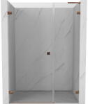 Mexen Lunar-B L ușă de duș batantă stânga 120 cm, transparent, aur roz - 832SL-120-050-60-00-L (832SL-120-050-60-00-L)
