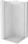 Mexen Velar L Duo cabină de duș glisantă 90 x 90 cm, mat, nichel periat - 871-090-090-02-33-97 (871-090-090-02-33-97)