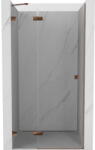 Mexen Lunar uși de duș batante stânga 125 cm, transparent, aur roz - 834-125-000-60-00-L (834-125-000-60-00-L)