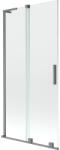 Mexen Velar L paravan de cadă cu două aripi glisante 90 x 150 cm, transparent, metal armat - 896-090-003-01-95 (896-090-003-01-95)