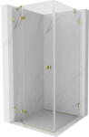 Mexen Lunar cabină de duș cu deschidere stânga 90 x 90 cm, transparent, auriu - 834-090-090-50-00-L (834-090-090-50-00-L)