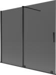 Mexen Velar paravan de duș cu 2 uși glisante 180 x 150 cm, grafit, negru - 896-180-000-41-70 (896-180-000-41-70)