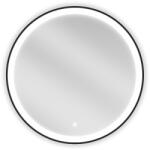 Mexen Esso oglindă baie iluminată, rotundă 70 cm, LED 6000K, antiaburire, ramă neagră - 9825-070-070-611-70 (9825-070-070-611-70)