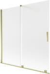 Mexen Velar paravan de duș 2-panouri glisante 160 x 150 cm, brumat, auriu - 896-160-000-31-50 (896-160-000-31-50)