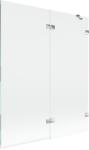 Mexen Lunar paravan de cadă cu 2 uși, dreapta 140 x 150 cm, transparent, crom - 897-140-100-01-00-P (897-140-100-01-00-P)