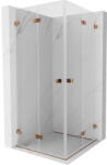 Mexen Lunar-F Duo cabină de duș pliabilă 70 x 70 cm, transparent, aur roz - 836-070L-070P-60-00 (836-070L-070P-60-00)