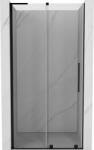 Mexen Velar L uși de duș glisante 120 cm, transparente, negre - 871-120-003-01-70 (871-120-003-01-70)