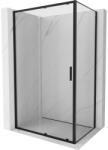 Mexen Exo cabină de duș glisantă 100 x 85 cm, transparentă, neagră - 8151-100-085-70-00 (8151-100-085-70-00)