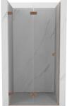 Mexen Lunar-F uși de duș pliabile stânga 85 cm, transparent, cupru periat - 836-085-000-65-00-L (836-085-000-65-00-L)