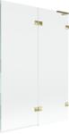 Mexen Lunar L paravan de cadă cu 2 uși dreapta 120 x 150 cm, transparent, auriu - 897L-120-100-50-00-P (897L-120-100-50-00-P)