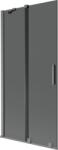 Mexen Velar paravan cadă 2-canate glisant 90 x 150 cm, grafit, gri-arma periat - 896-090-000-41-66 (896-090-000-41-66)