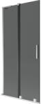 Mexen Velar L paravan de cadă, 2 panouri glisante 95 x 150 cm, grafit, crom - 896-095-003-41-01 (896-095-003-41-01)