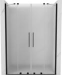 Mexen Velar Duo uși de duș glisante 140 cm, geam mat, negre - 871-140-000-32-70 (871-140-000-32-70)