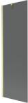 Mexen Next paravan de baie cu 1 panou 60 x 150 cm, grafit, auriu periat - 895-060-000-00-40-55 (895-060-000-00-40-55)
