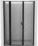 Mexen Mist L ușa de duș batantă stânga 155 cm, cadru negru, negru - 8A4L-155-001-70-70-L (8A4L-155-001-70-70-L)