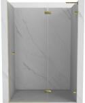 Mexen Lunar L ușă de duș pivotantă dreapta 130 cm, transparentă, aurie - 834L-130-000-50-00-P (834L-130-000-50-00-P)