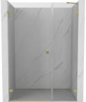 Mexen Lunar-B ușă de duș batantă stânga 115 cm, transparentă, auriu periat - 832S-115-050-55-00-L (832S-115-050-55-00-L)
