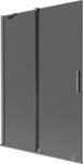 Mexen Velar paravan cadă cu 2 panouri glisante, 120 x 150 cm, grafit, gun metal - 896-120-000-41-95 (896-120-000-41-95)