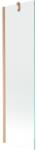 Mexen Next paravan de baie 1-panou 50 x 150 cm, transparent, cupru periat - 895-050-000-00-00-65 (895-050-000-00-00-65)