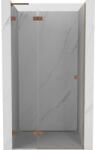 Mexen Lunar L uși de duș batante stânga 85 cm, transparent, cupru periat - 834L-085-000-65-00-L (834L-085-000-65-00-L)