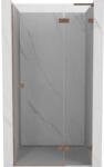 Mexen Lunar L ușă de duș pivotantă dreaptă 90 cm, transparentă, cupru periat - 834L-090-000-65-00-P (834L-090-000-65-00-P)