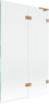 Mexen Lunar L panel de baie 2-din dreapta 110 x 150 cm, transparent, cupru periat - 897L-110-100-65-00-P (897L-110-100-65-00-P)