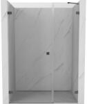 Mexen Lunar-B ușă de duș batantă stânga 110 cm, transparentă, gun metal - 832S-110-050-95-00-L (832S-110-050-95-00-L)