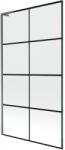 Mexen Next L panou de baie cu un singur panou 100 x 150 cm, grilaj negru, gun metal - 895-100-000-03-77-95 (895-100-000-03-77-95)