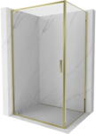 Mexen Exo cabină de duș rabatabilă 70 x 85 cm, transparent, auriu - 8181-070-085-50-00 (8181-070-085-50-00)