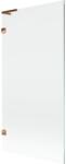 Mexen Lunar L paravan de baie cu 1 panou 90 x 150 cm, transparent, aur roz - 897L-090-000-60-00 (897L-090-000-60-00)