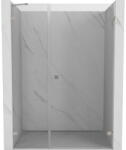 Mexen Lunar-B ușă de duș batantă dreapta 125 cm, transparent, nichel periat - 832S-125-050-97-00-P (832S-125-050-97-00-P)