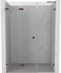 Mexen Lunar-F L uși de duș pliante stânga 150 cm, transparent, aur roz - 836SL-150-050-60-00-L (836SL-150-050-60-00-L)