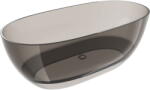 Mexen Pure cadă freestanding transparentă 170 x 80 cm, bronz, dop crom - 58071708018 (58071708018)