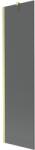 Mexen Next paravan de baie cu 1 panou 50 x 150 cm, grafit, auriu periat - 895-050-000-00-40-55 (895-050-000-00-40-55)