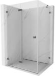 Mexen Lunar-F cabină de duș pliabilă stânga 95 x 90 cm, transparentă, gri armă periat - 836-095-090-66-00-L (836-095-090-66-00-L)