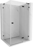 Mexen Lunar L cabină de duș cu deschidere dreapta 90 x 80 cm, transparentă, neagră - 834L-090-080-70-00-P (834L-090-080-70-00-P)