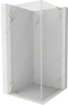 Mexen Lunar-B L cabină de duș cu ușă stânga 80 x 80 cm, transparent, auriu periat - 832L-080-080-55-00-L (832L-080-080-55-00-L)