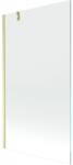 Mexen Next paravan de cadă, 1-canată 100 x 150 cm, transparent, auriu periat - 895-100-000-00-00-55 (895-100-000-00-00-55)