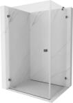 Mexen Lunar-B cabină de duș basculantă stânga 80 x 80 cm, transparent, gri armat șlefuit - 832-080-080-66-00-L (832-080-080-66-00-L)