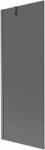 Mexen Next fürdőkád paraván 1-szárnyú 70 x 150 cm, grafit, gun gray kefélt - 895-070-000-00-40-66 (895-070-000-00-40-66)