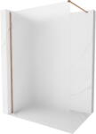 Mexen Kioto-X Walk-in zuhanyfal 90 x 200 cm, matt 10 mm, rózsaarany - 800-090-101-60-30-X (800-090-101-60-30-X)