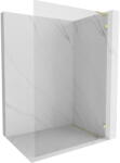 Mexen Lunar L zuhanyfal Walk-in jobb 60 x 200 cm, átlátszó 8 mm, arany szálcsiszolt - 830L-060-000-55-00-P (830L-060-000-55-00-P)
