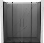 Mexen Velar L Duo toló zuhanyajtó 180 cm, grafit, fekete - 871-180-003-42-70 (871-180-003-42-70)