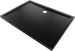 Mexen Flow téglalap alakú slim zuhanytálca 90 x 80 cm, fekete matt - 46R708090 (46R708090)