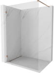 Mexen Lunar zuhanyfal walk-in bal 100 x 200 cm, átlátszó 8 mm, rózsaarany - 830-100-000-60-00-L (830-100-000-60-00-L)